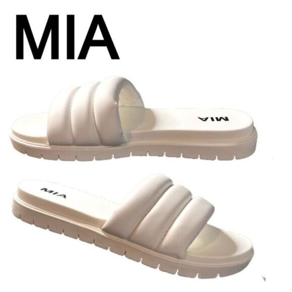 MIA Cimone Women's Quilted Slide‎ Slip-on Open toe Sandal NWB - Picture 7 of 12